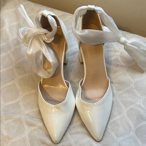 Elegant White Women's Heels